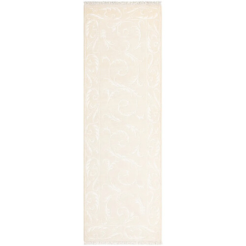 Vidal Tapis de couloir en laine 302x99 beige Darya