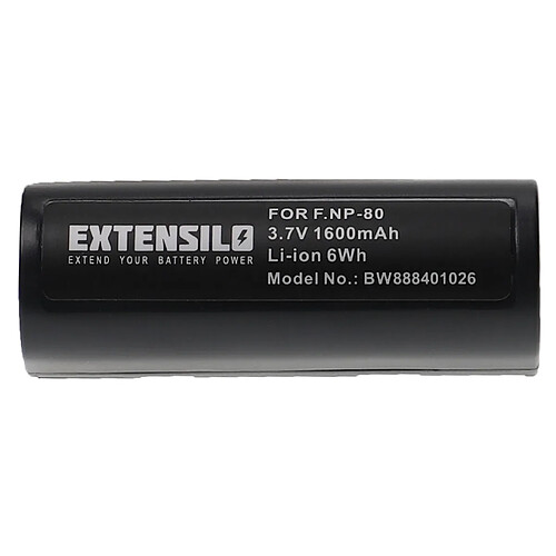 Vhbw EXTENSILO Batterie compatible avec Fujifilm FinePix 2700, 4800 Zoom, 1700z, 2900z appareil photo, reflex numérique (1600mAh, 3,7V, Li-ion)