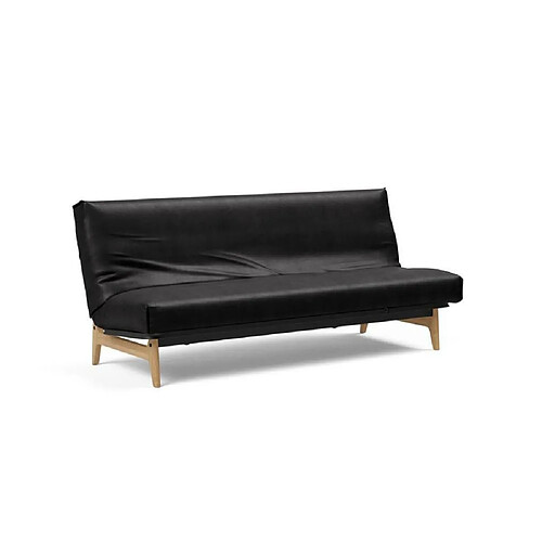 Inside 75 Canapé Lit ASLAK 120 Nordic Cover Soft Spring tissu 550 Faunal Black