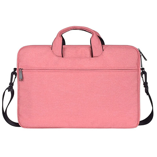 Wewoo Sacoche ST01S Oxford étanche en tissu Caché Bandoulière Portable Sac à pour ordinateur de 15,6 pouces Rose