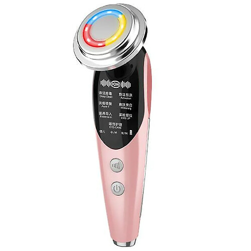 Chrono Instrument de beauté EMS masseur facial maison de massage facial(Rose)