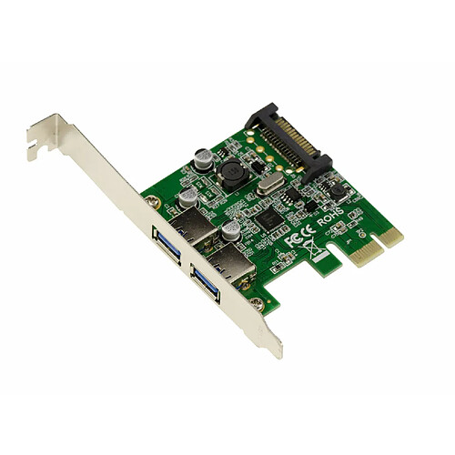 Kalea-Informatique Carte contrôleur PCI express 2 ports USB 3.0 chipset Nec uPD720202