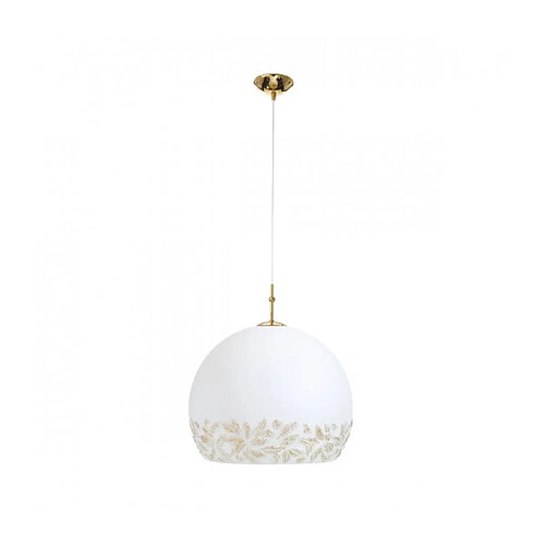 Luminaire Center Suspension LUNA Or 24 Carats 1 ampoule