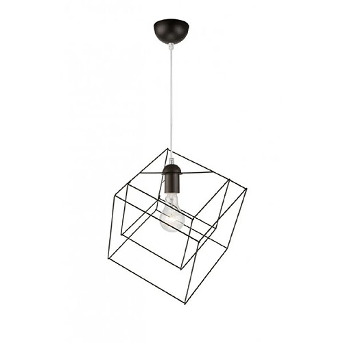 Lumière Suspension Wire Acier Noir 1 ampoule 111,5cm