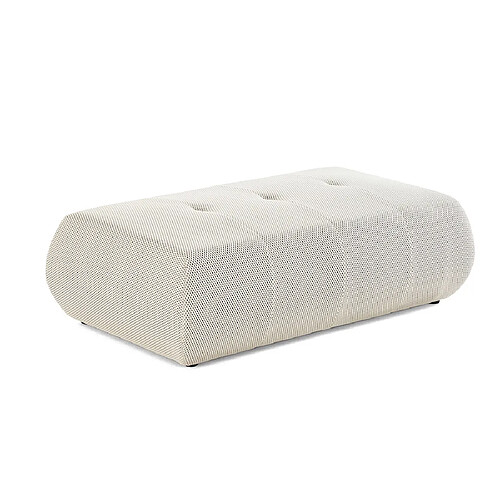 Lisa Design Onyx - pouf d'appoint - en tissu mailles 3D