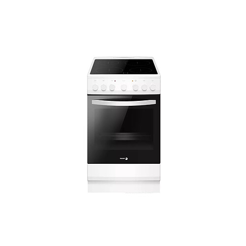 Cuisinière vitrocéramique 4 feux 6000w blanc - FACV103B-1 - FAGOR