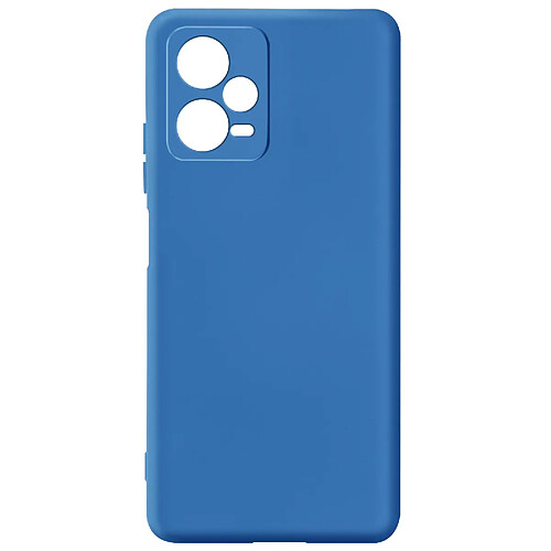 Avizar Coque pour Xiaomi Redmi Note 12 5G Semi-rigide Soft-touch Fast Cover Bleu