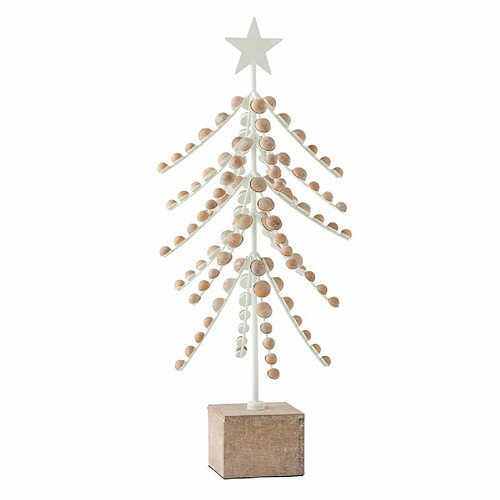 Paris Prix Sapin de Noël à Poser Étoile 58cm Blanc & Naturel