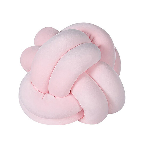 Beliani Coussin MALNI Velours 20 x 20 cm Unicolore Rose