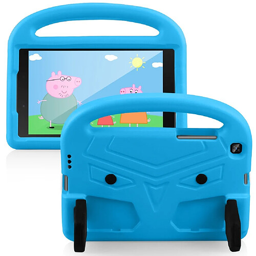 Coque en TPU moineau style EVA avec béquille bleu pour votre Samsung Galaxy Tab A 8.0 Wi-Fi (2019) SM-T290/LTE (2019) SM-T295