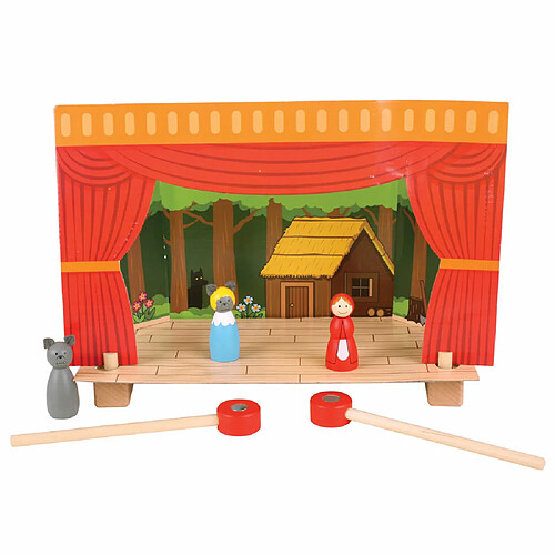 Bigjigs Toys Théâtre magnétique avec personnages