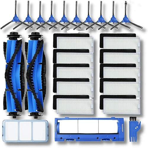 INF Pièces de rechange pour aspirateur robot Eufy, kit d'accessoires de 25 pièces