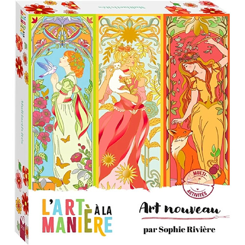 L'art à la manière Art nouveau : coffret avec accessoires