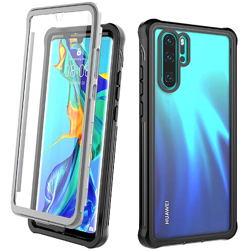 INF Coque pour Huawei P30 Pro avec protecteur d'écran Noir/Gris