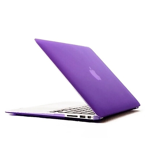 Wewoo Housse Étui Violet pour Apple Macbook Air 13,3 pouces A1369 / A1466 série Crystal Hard Case de protection