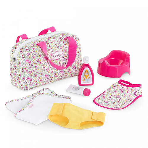 Corolle Bb36 coffret accessoires À langer fleuri