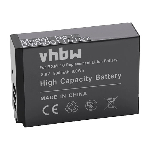 vhbw Li-Ion batterie 900mAh (8.8V) pour appareil photo DSLR XiaoYi Yi M1