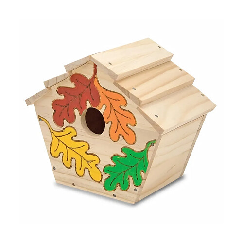 MELISSA & DOUG Bâtissez Votre Propre Cabane a Oiseaux En Bois