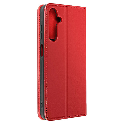 Avizar Housse pour Samsung Galaxy A25 5G Cuir Véritable Porte-carte Rouge