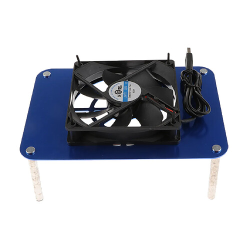 USB 5V Routeur Ventilateur De Refroidissement Ventilateur Pour Récepteur Ordinateur Portable Bleu