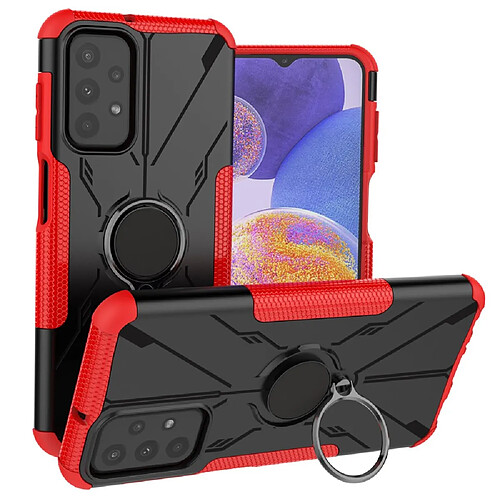 Coque en TPU antichoc, anti-chute avec béquille pour votre Samsung Galaxy A23 5G/4G - rouge