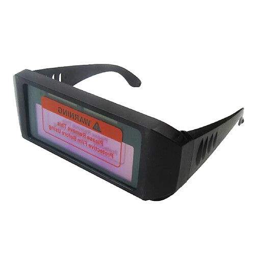 1 paire solaire énergie Auto assombrissement lunettes de soudage, sécurité protection soudeur lunettes masque casque ombre 9-13, yeux lunettes masque