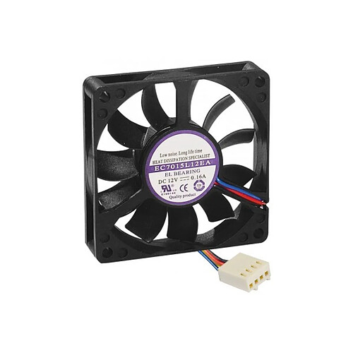 Abi Diffusion Ventilateur de rechange - 4 Fils PWM - 70x70x15