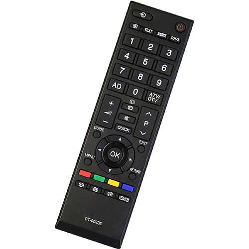 SANAG Ct-90326 Ct90326 Telecommande De Remplacement Compatible Avec Toshiba Lcd Tv 32L2434Dg 32Lv655D 32Lv665D 32Lv685 32Lv685D 32Lv703 32Lv733 19Av603P 42Rv635Db 32Rv626D 32Rv635 32L2333Dg 32Lv733G