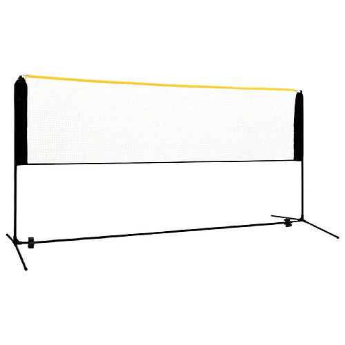 vidaXL Filet de badminton réglable 300x103x94-158 cm Métal