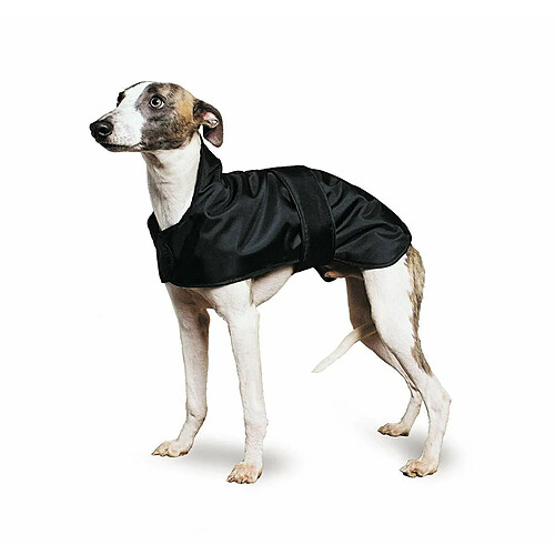 Ancol Muddy Paws Greyhound Whippet Coat, Medium(43cm), Black