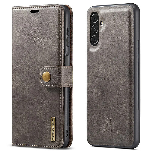 Etui en PU DG.MING détachable 2 en 1 gris pour votre Samsung Galaxy A13 5G