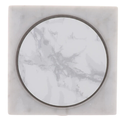 Marble Motif Qi Chargeur Sans Fil Pad De Charge 10W Blanc