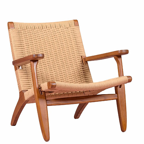 Nest Dream Fauteuil Nordic avec accoudoirs en bois de noyer - Liam