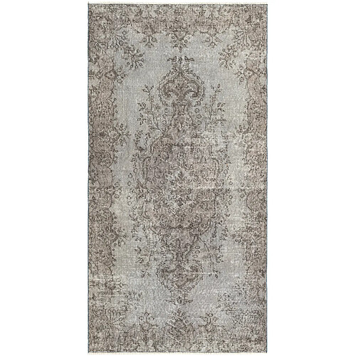 Vidal Tapis de laine 216x109 gris Ultra Vintage