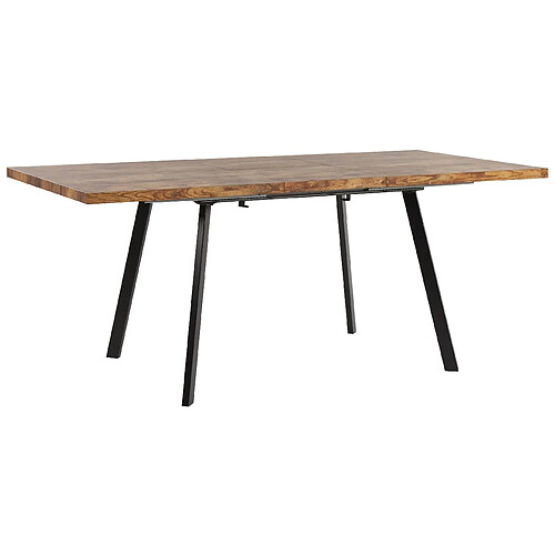 Beliani Table de repas HARLOW Bois clair