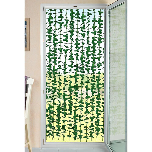 WENKO Rideau de porte en plante verte Liane - L. 90 x H. 190 cm - Vert