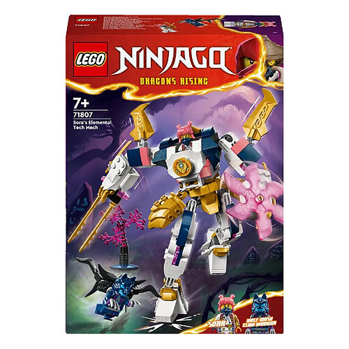 LEGO NINJAGO LEGO® NINJAGO® 71807 Le robot élémentaire de la technologie de Sora