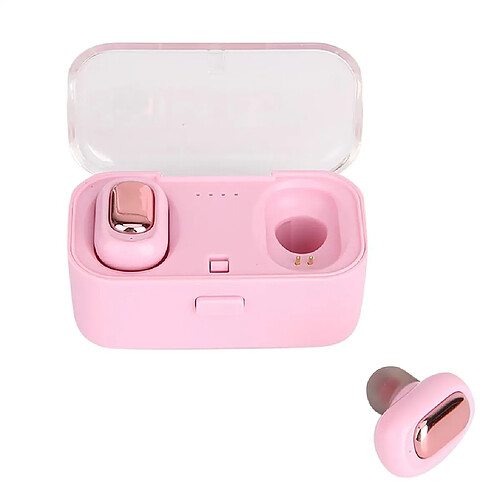 Yonis Ecouteurs Bluetooth Sport Sans Fil Rose