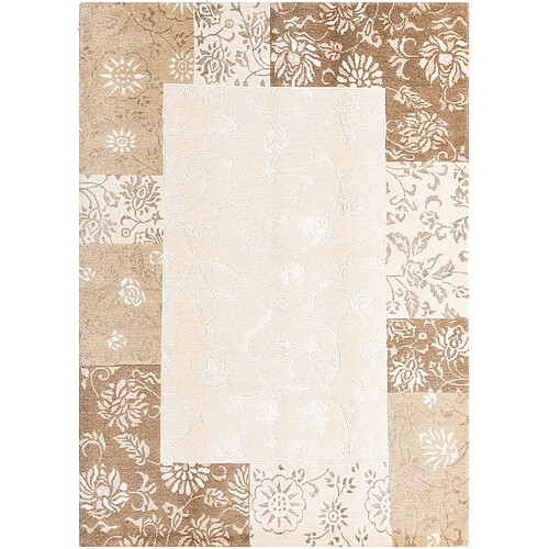 Vidal Tapis de laine 244x178 beige Darya