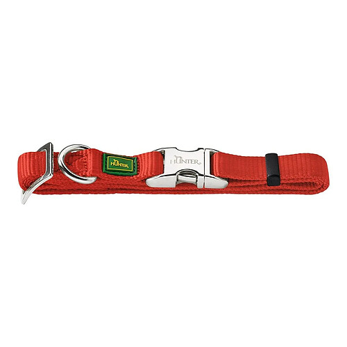 Collier pour Chien Hunter Alu-Strong Rouge Taille S (30-45 cm)