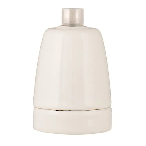 douille en porcelaine - culot e27 - blanc - bailey 139704