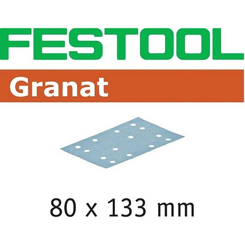 Abrasifs FESTOOL STF 80x133 P40 GR - Boite de 10 - 497127