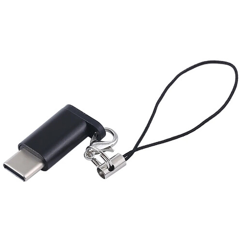 Wewoo Adaptateur Mini de convertisseur USB portable vers Type-C et USB-C avec OTG (noir)