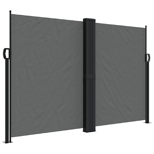 Maison Chic Auvent latéral rétractable | Store latéral | Brise-vue latéral anthracite 160x1200 cm -GKD58751