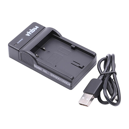 vhbw chargeur Micro USB avec câble pour caméra Canon MV500, MV500i, MV530i, MV550i.