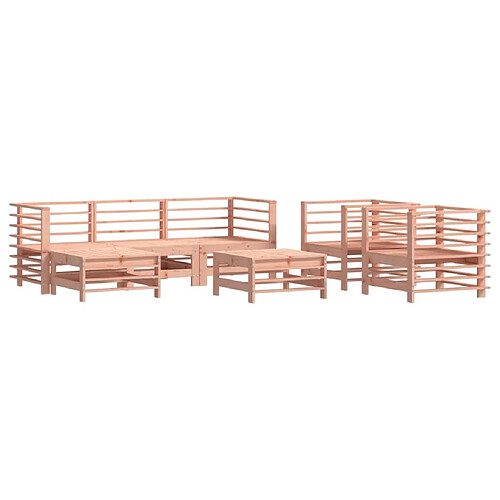 Maison Chic Salon de jardin 7 pcs - Table et chaises d'extérieur - Mobilier/Meubles de jardin Moderne bois massif douglas -MN35074