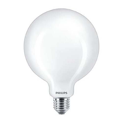 ampoule à led - philips classic - e27 - 10.5w - 2700k - g120 - philips 665142