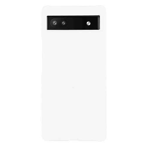 Coque en TPU anti-poussière, surface brillante, caoutchouté, blanc pour votre Google Pixel 6a