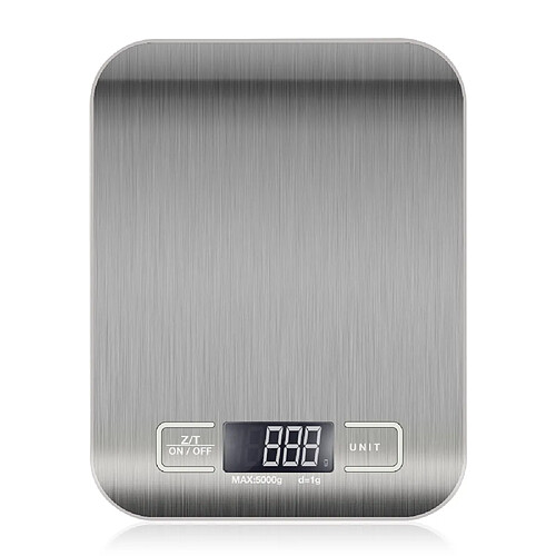 Universal Balance industrielle/de cuisine de 10kg Balance de pesage en acier inoxydable Balance de mesure d'équilibrage postale d'alimentation Balance électronique LCD