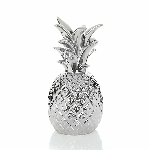 Paris Prix Bougeoir Design Pineapple 26cm Argent